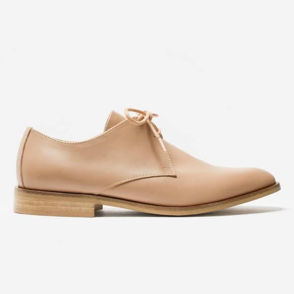 Everlane Italian Leather The Modern Oxford Blush 9 - Picture 3 of 7